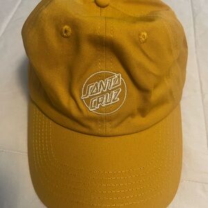 Santa Cruz Skateboards Mustard Yellow Hat NWOT
